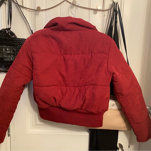 Prettylittlething Peach Skin Puffer Jacket Size US 4 (Small) - Picture 5 of 5